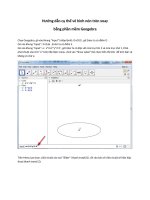 Hướng dẫn cụ thể vẽ hình nón tròn xoay bằng geogebra