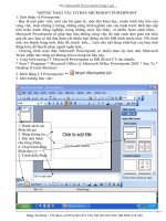 Học PowerPoint trong 2 giờ