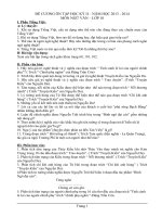 đề cương ôn tập học kì 2 Van 10