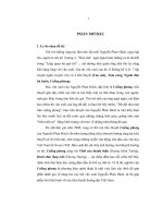 Nghệ thuật trong tiểu thuyết Cuồng phong của Nguyễn Phan Hách