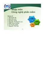 bài thảo luận về thiết kế phần mềm