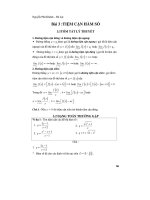 Chuyên đề tiệm cận hàm số  (ôn thi toán đại học)