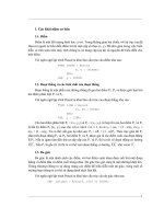 Đề tài các thuật toán cơ bản trong pascal