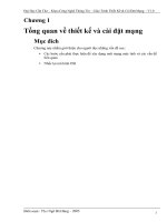 Tổng quan về thiết kế và cài đặt mạng