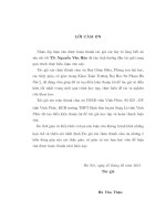 Biến đổi Laplace và một số ứng dụng