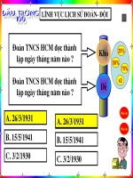 Ngoại khóa kỉ niệm ngày thành lập Đoàn TNCS Hồ Chí Minh