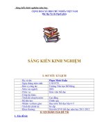 một số phương pháp nhằm kích thích gây nhiều hướng thú học tập, giúp các em ham thích học tốt môn thể dục