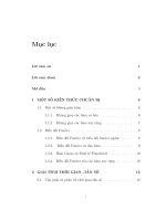 Một số phương pháp hình thành phân bố thời gian tần số