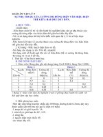 bài 1 sự phụ thuộc cđdđ vào hđt giữa hai đầu dây dẫn - giáo án vật lý 9 - gvh.đ.khang