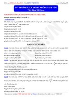 Luyện thi ĐH môn Toán 2015: Khoảng cách trong không gian (phần 5)  Thầy Đặng Việt Hùng