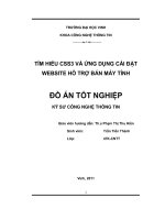 tìm hiểu css3 và ứng dụng cài đặt website hỗ trợ bán máy tính luận văn tốt nghiệp đại học (trần tiến thành)