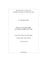 Ánh xạ giả đơn điệu và ánh xạ liên tục yếu