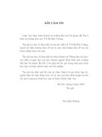 Điểm bất động của ánh xạ co trong không gian metric nón