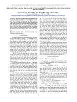 BIỂU DIỄN MỘT SỐ ĐẶC TRƯNG ẢNH ÁP DỤNG ĐỂ PHÂN LOẠI PHƯƠNG TIỆN GIAO THÔNG TRONG VIDEO.