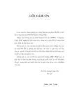 Hệ bất phương trình toàn phương và ứng dụng vào lý thuyết tối ưu