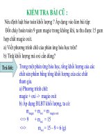 giáo án thao giảng bồi dưỡng hoá học lớp 8 bài phương trình hoá học tham khảo (8)