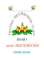 giáo án thao giảng bồi dưỡng hoá học lớp 8 bài phương trình hoá học tham khảo (4)