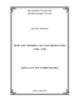 bước đầu tìm hiểu cải cách trịnh cương (1709 - 1729)