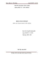 Nghiên cứu ứng dụng các phương pháp mô phỏng tối ưu hoá sự cân bằng trong việc quy hoạch nhiều nguồn tài nguyên mạng.