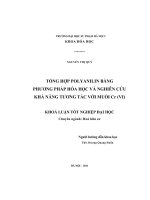 Tổng hợp Polyanilin bằng phương pháp hóa học và nghiên cứu khả năng tương tác với muối Cr (VI)
