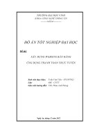 xây dựng website bán hàng ứng dụng thanh toán trực tuyến