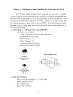 Giới thiệu vi mạch khuếch đại thuật toán MC1776