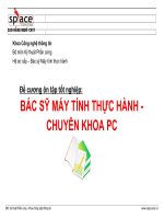 BÁC sỹ máy TÍNH THỰC HÀNH   CHUYÊN KHOA PC