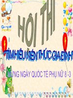 hội thi tìm hiểu 8-3