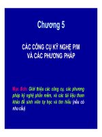bài giảng phát triển vận hành và bảo trì phần mềm - chương 5 các công cụ pm và các phương pháp