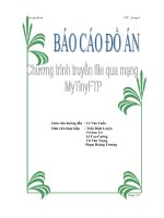 đồ án chương trình truyền file qua mạng mytinyftp