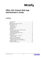 Office 365 Outlook Admin Guide 2013