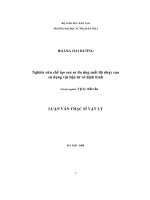 Nghiên cứu chế tạo Sensor đo ứng xuất độ nhạy cao sử dụng vật liệu từ vô định hình