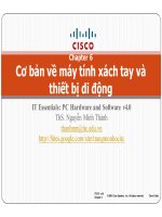bài giảng tin học đại cương chương 6 cơ bản về máy tính xách tay và thiết bị di động ths nguyễn minh thành