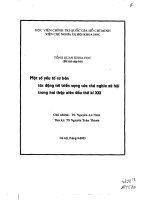 Một số yếu tố cơ bản tác động tới triển vọng của chủ nghĩa xã hội trong hai thập niên đầu thế kỉ XXI