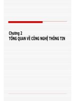 bài giảng tin học đại cương chương 2 tổng quan về công nghệ thông tin pgs ts lê văn năm
