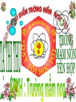 Chủ điểm trường mầm non KPXH