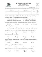 Đề tuyển HSG - Toán 5 (11-12)