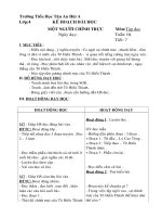 giáo án lớp 4 đầy đủ các môn tuần 4