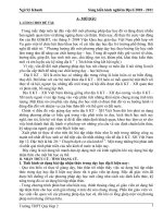 Một vài kinh nghiệm khi xây dựng bài tập nhận thức cho một bài học cụ thể