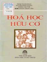 Sách Hóa học hữu cơ - tập 1