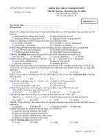 Đề thi của bộ giáo dục