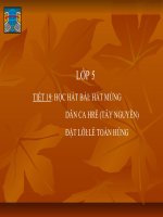 Ôn tập bài hát mừng