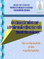 Tài liệu tập huấn thanh tra