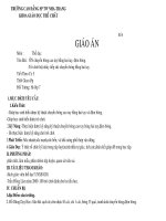 giáo án thể dục