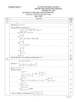 Dap an de thi vao chuyen Phan Boi Chau Nghe an nam 2011-2012