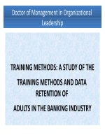 DOCTOR OF MANAGEMENT IN ORGANIZATIONAL LEADERSHIP - 07/31/2011