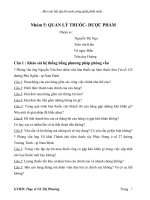 Báo cáo bài tập lớn môn công nghệ phần mềm nhóm 5: quản lý thuốc - dược phẩm