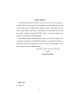 luận văn thạc sỹ ngữ văn phân bố âm vị trong từ đơn tiếng việt