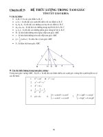 hệ thức lượng trong tam giác