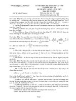 DỀ THI HSG VẬT LÝ 12